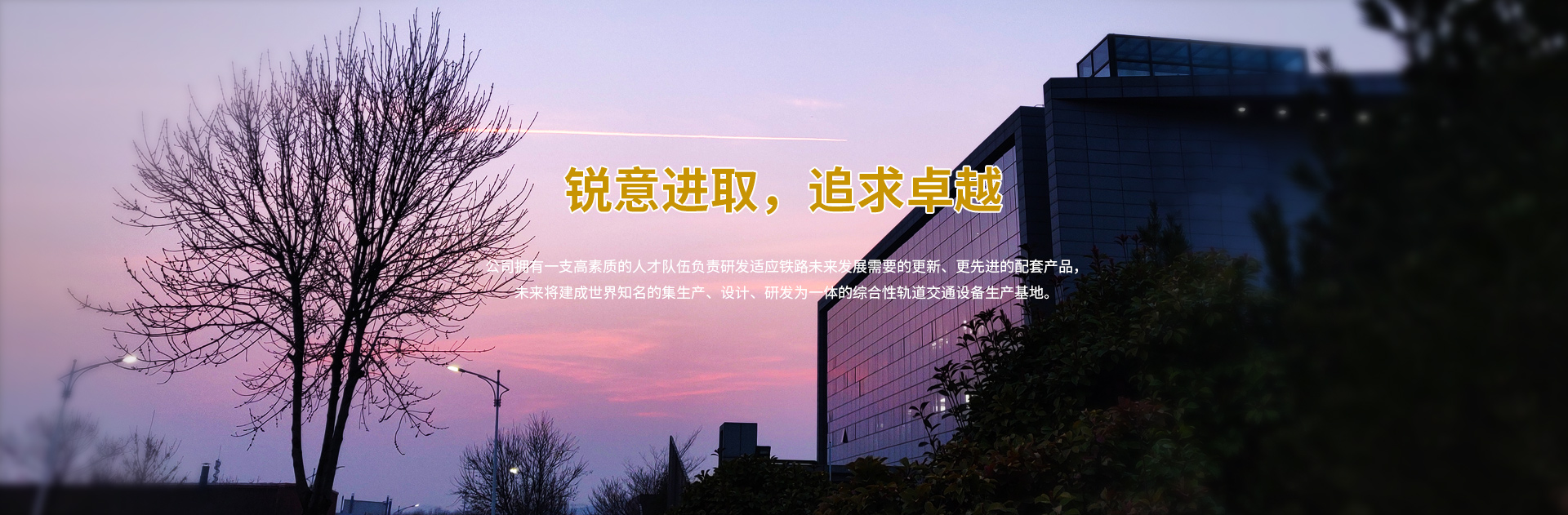 銳意進取，追求卓越